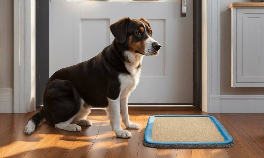 how to train older dog to use indoor potty